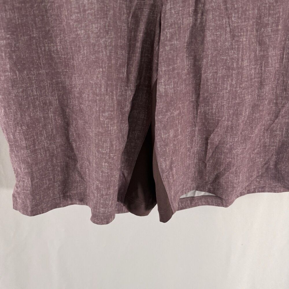 Lululemon Athletic Shorts Men's Large Purple Lined Pockets Drawstring - Picture 3 of 10
